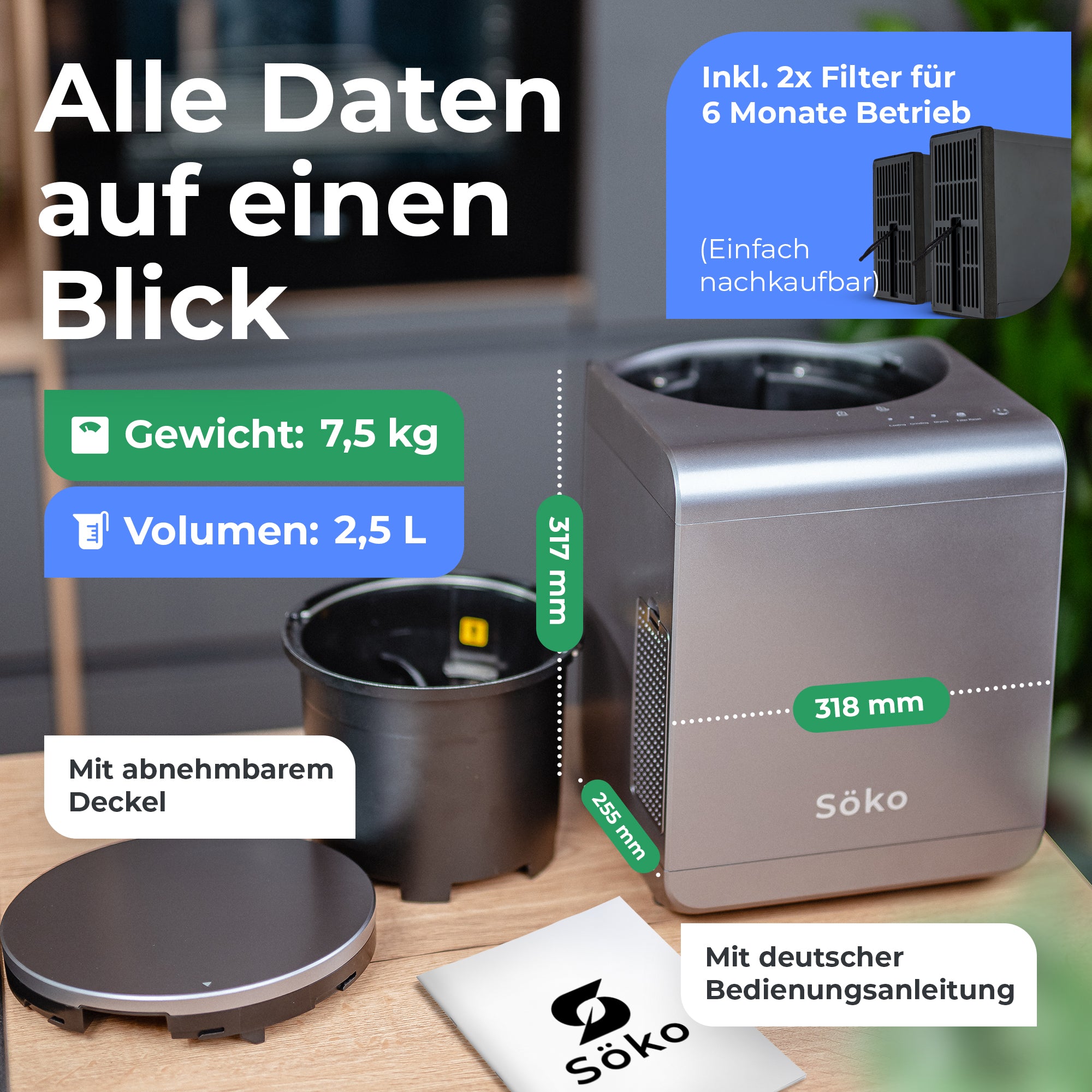 Elektrischer Komposter