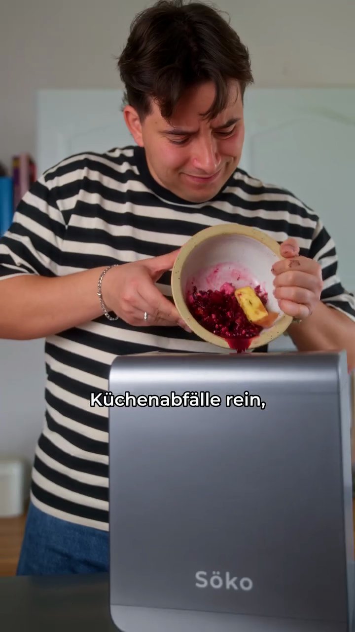 Küchenabfälle rein, Erde raus